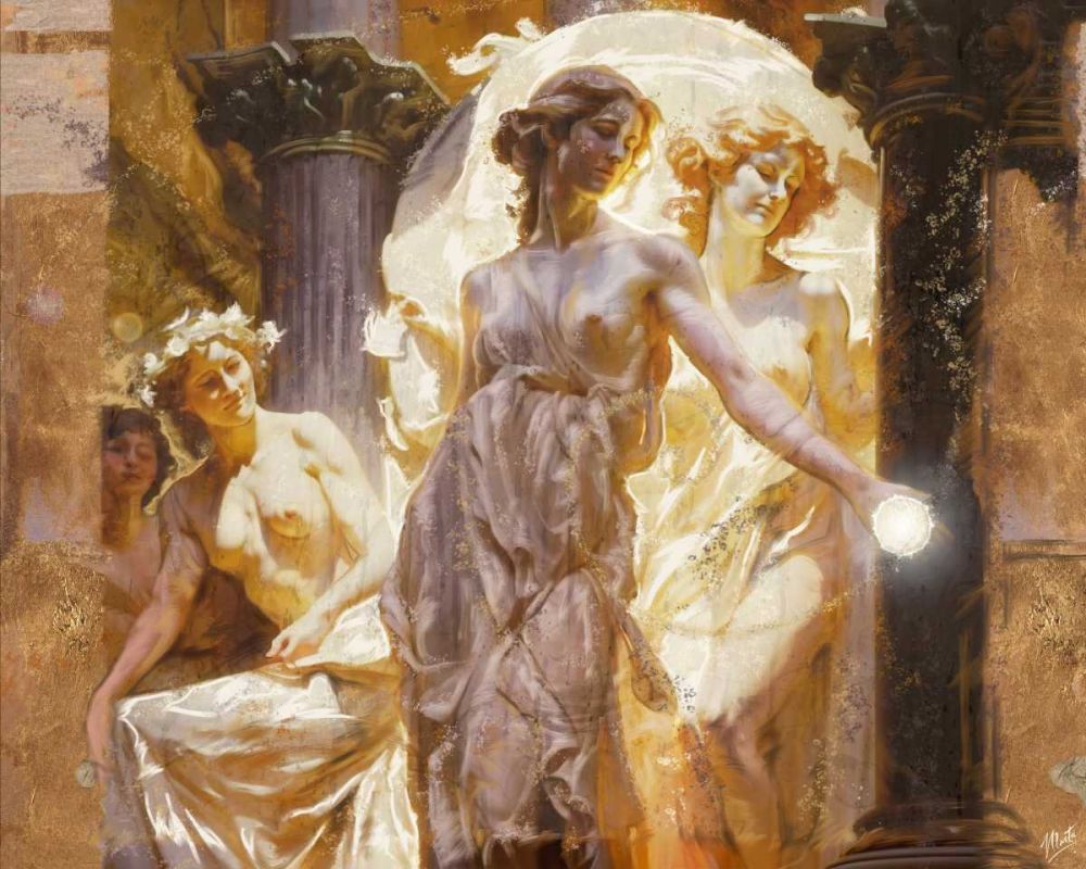 Apollo And Muses II art print by Marta Wiley for $57.95 CAD