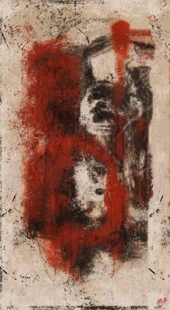 Abstract Red II art print by Marta Wiley for $57.95 CAD