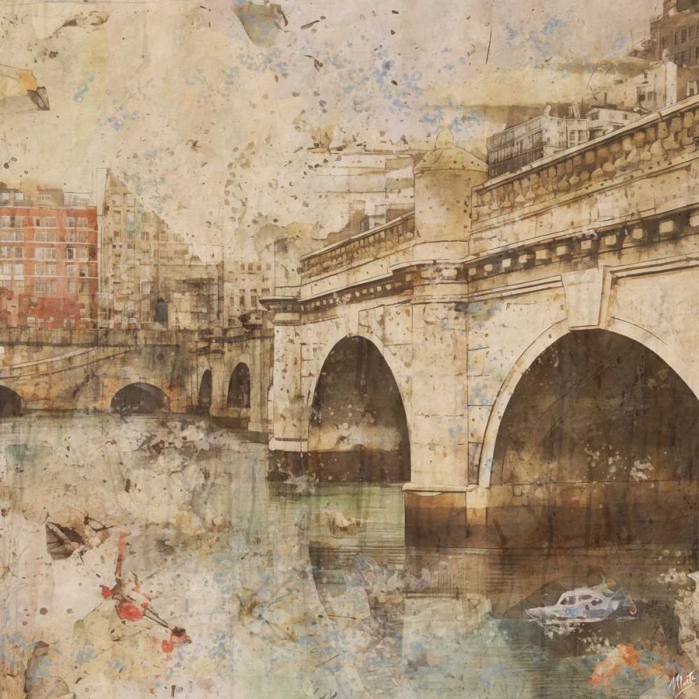 London Collage I art print by Marta Wiley for $57.95 CAD