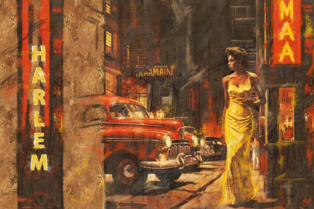 Harlem Nights II art print by Marta Wiley for $57.95 CAD