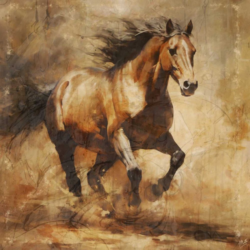 Horse Running I art print by Marta Wiley for $57.95 CAD