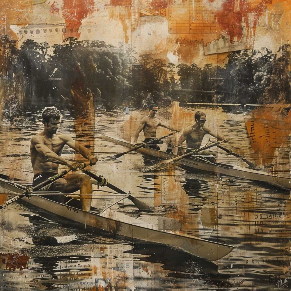 Sculling I art print by Marta Wiley for $57.95 CAD