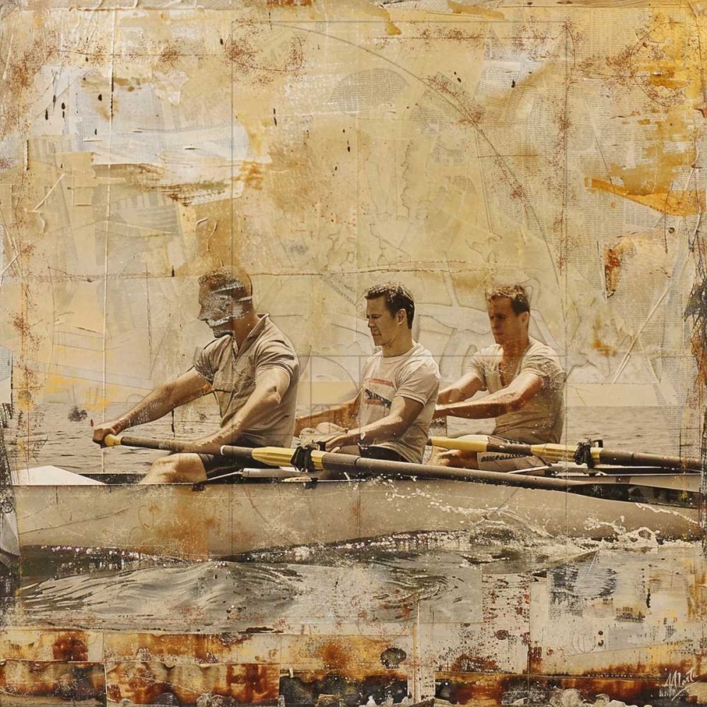 Sculling III art print by Marta Wiley for $57.95 CAD