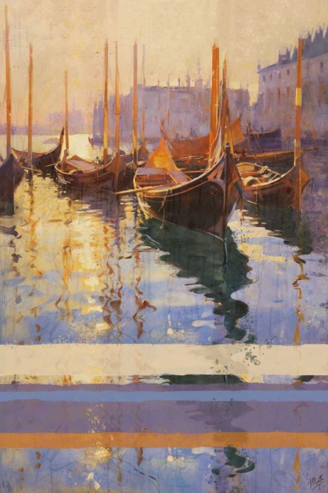 Venice Boats III art print by Marta Wiley for $57.95 CAD