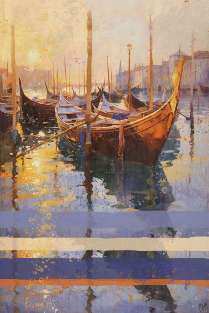 Venice Boats IIII art print by Marta Wiley for $57.95 CAD