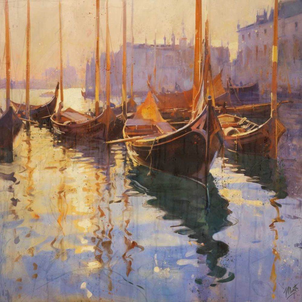 Venice Boats V art print by Marta Wiley for $57.95 CAD