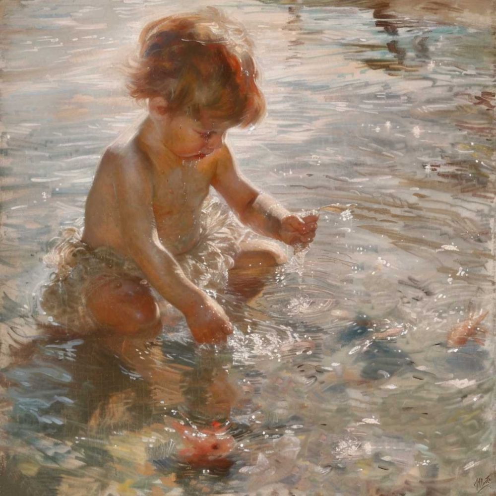 Child In Water I art print by Marta Wiley for $57.95 CAD