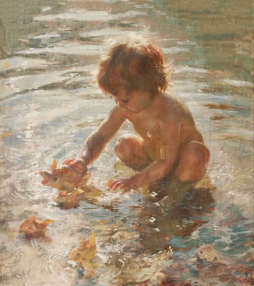 Child In Water III art print by Marta Wiley for $57.95 CAD