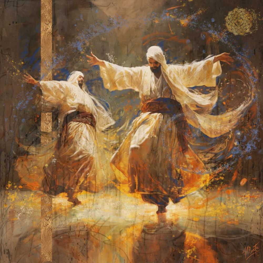 Colorful Sufi II art print by Marta Wiley for $57.95 CAD