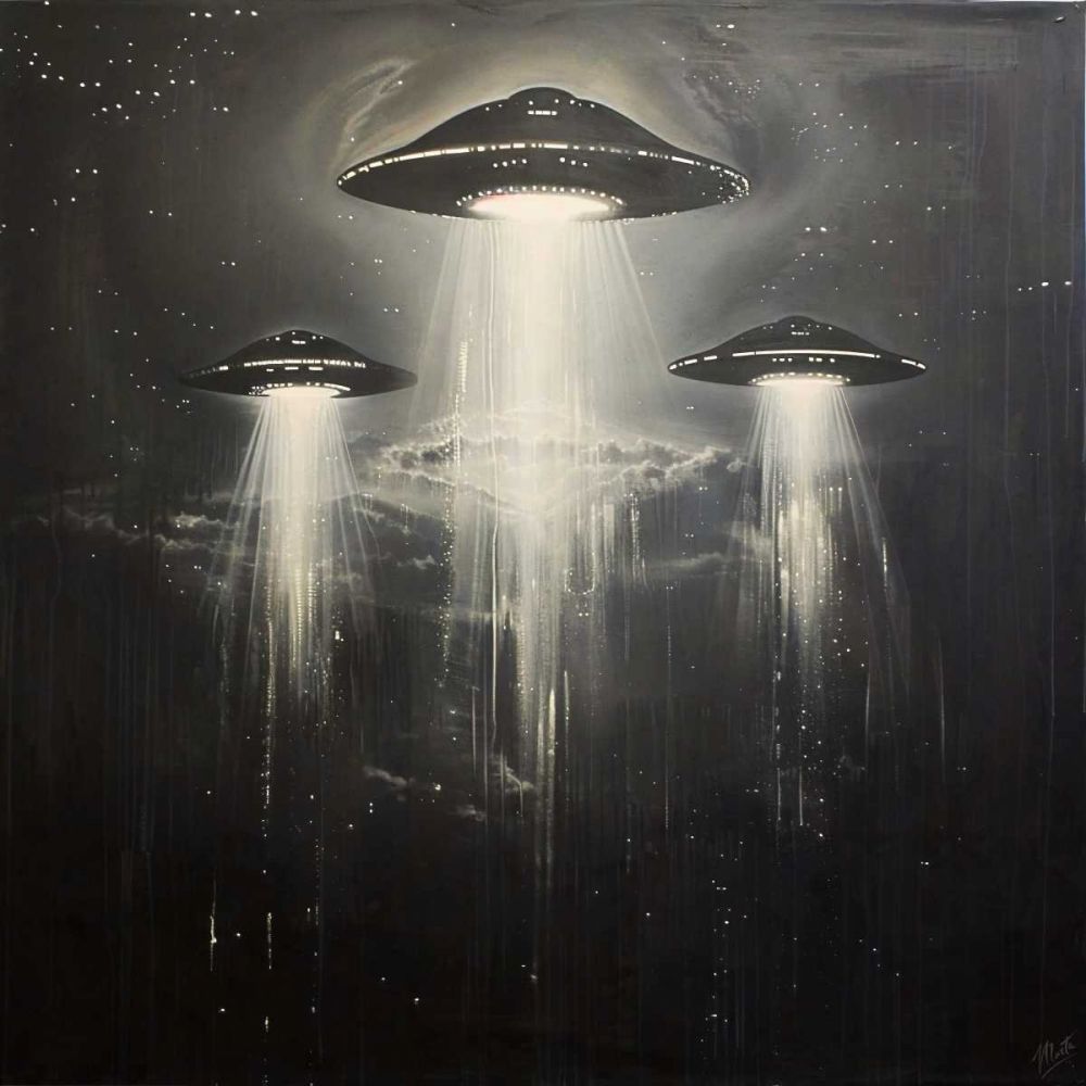 UFO Collage III art print by Marta Wiley for $57.95 CAD