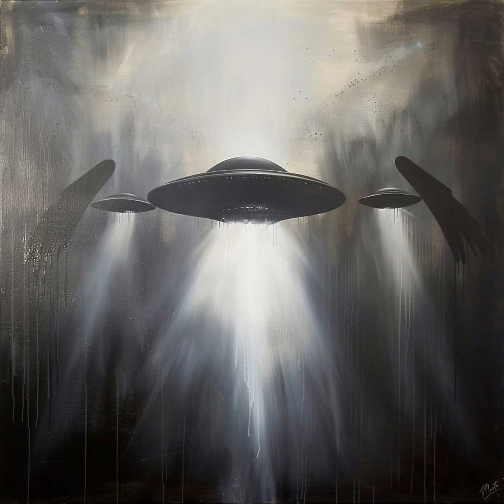 UFO Collage IIII art print by Marta Wiley for $57.95 CAD