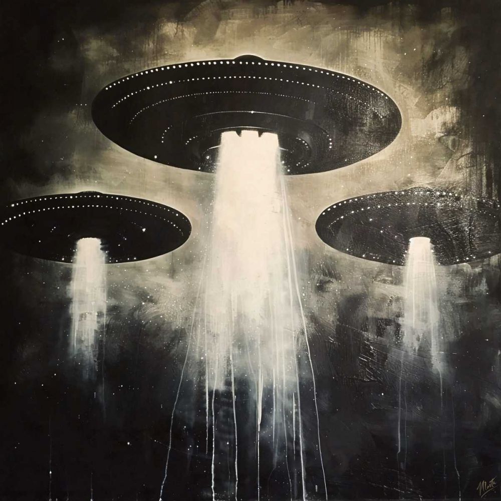 UFO Collage V art print by Marta Wiley for $57.95 CAD
