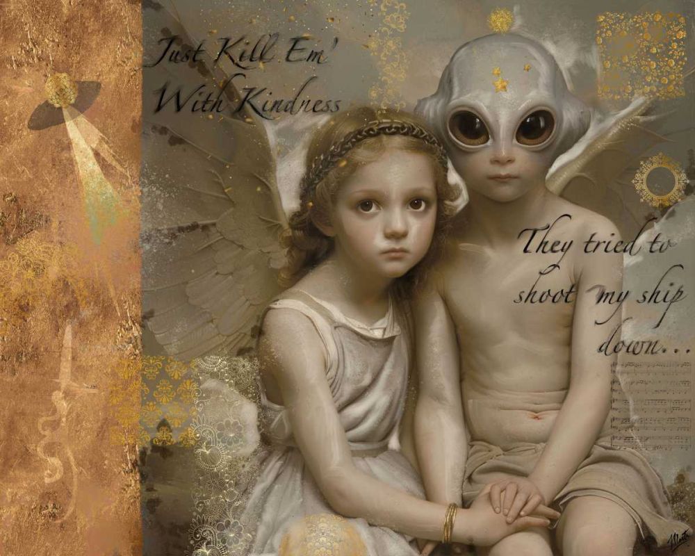 Kill em with kindness art print by Marta Wiley for $57.95 CAD