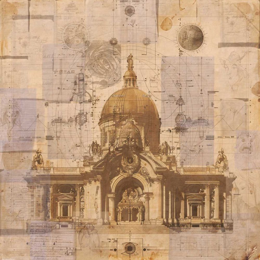 Enlightened Architecture I art print by Marta Wiley for $57.95 CAD