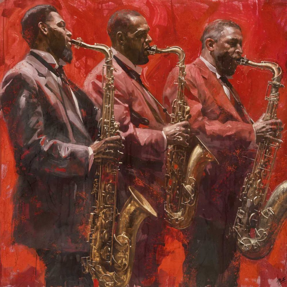 Play More Jazz II art print by Marta Wiley for $57.95 CAD