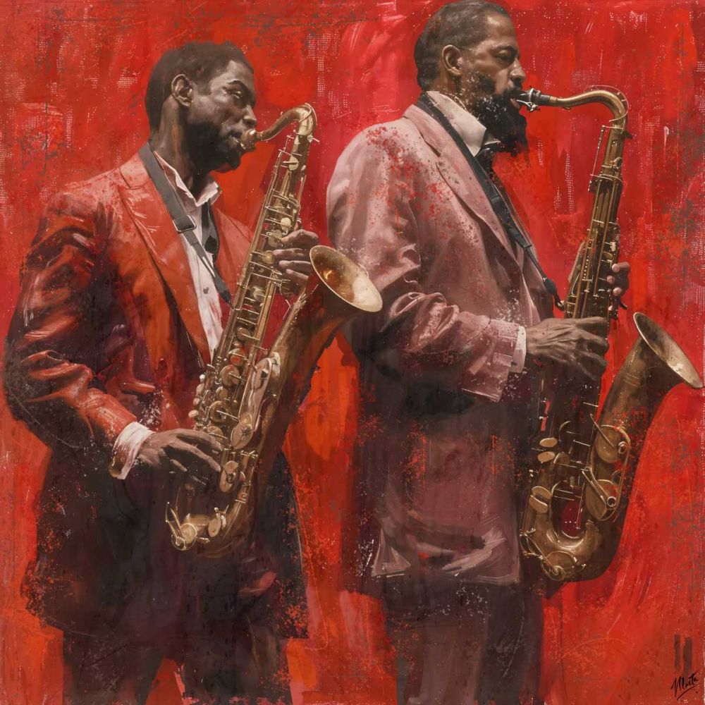 Play More Jazz V art print by Marta Wiley for $57.95 CAD
