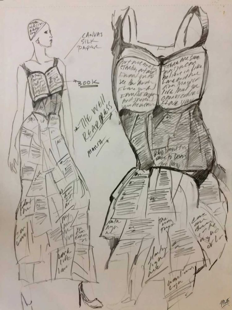 Well Read Dress art print by Marta Wiley for $57.95 CAD