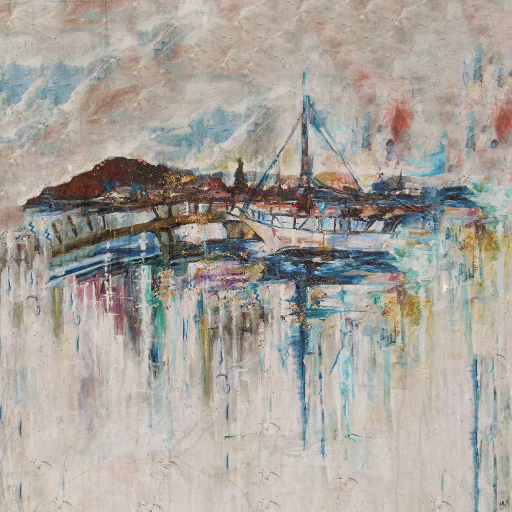 Sailboat abstract I art print by Marta Wiley for $57.95 CAD