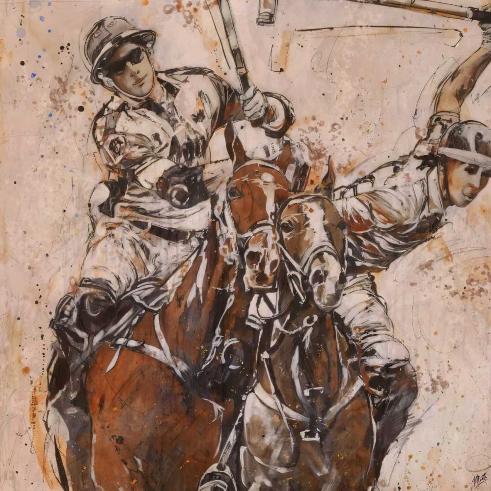 Polo Sepia I art print by Marta Wiley for $57.95 CAD