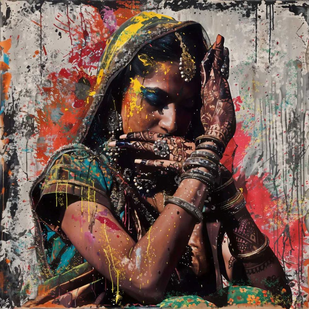 Hindu Goddess I art print by Marta Wiley for $57.95 CAD