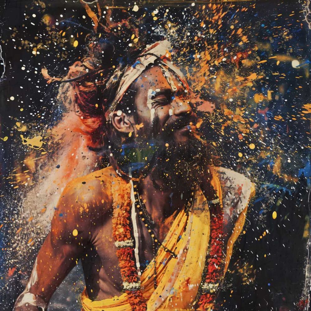 Colorful Hindu III art print by Marta Wiley for $57.95 CAD