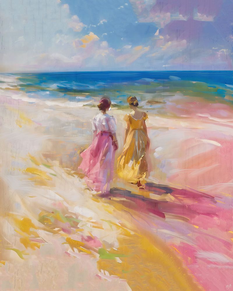 Sisters in Pink art print by Marta Wiley for $57.95 CAD