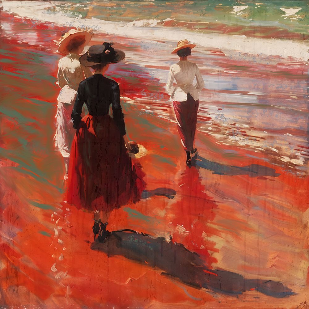 Sisters in Red art print by Marta Wiley for $57.95 CAD