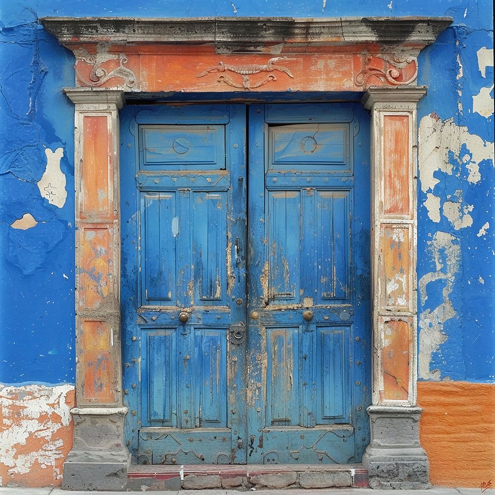 San Miguel Doors I art print by Marta Wiley for $57.95 CAD