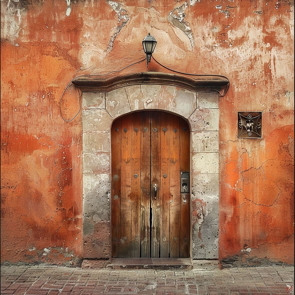 San Miguel Doors V art print by Marta Wiley for $57.95 CAD