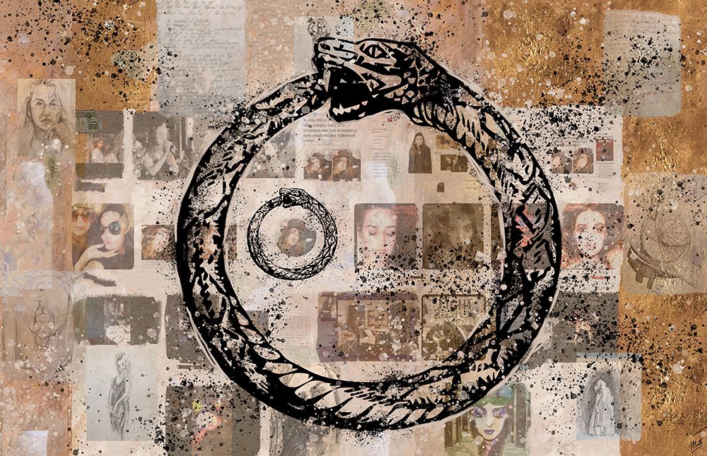 Oroborus I art print by Marta Wiley for $57.95 CAD