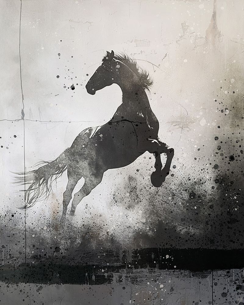Stallion Seragraph I art print by Marta Wiley for $57.95 CAD