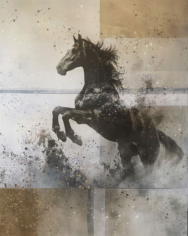 Stallion Seragraph II art print by Marta Wiley for $57.95 CAD