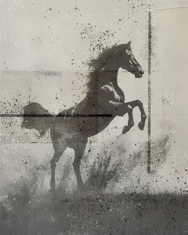 Stallion Seragraph III art print by Marta Wiley for $57.95 CAD