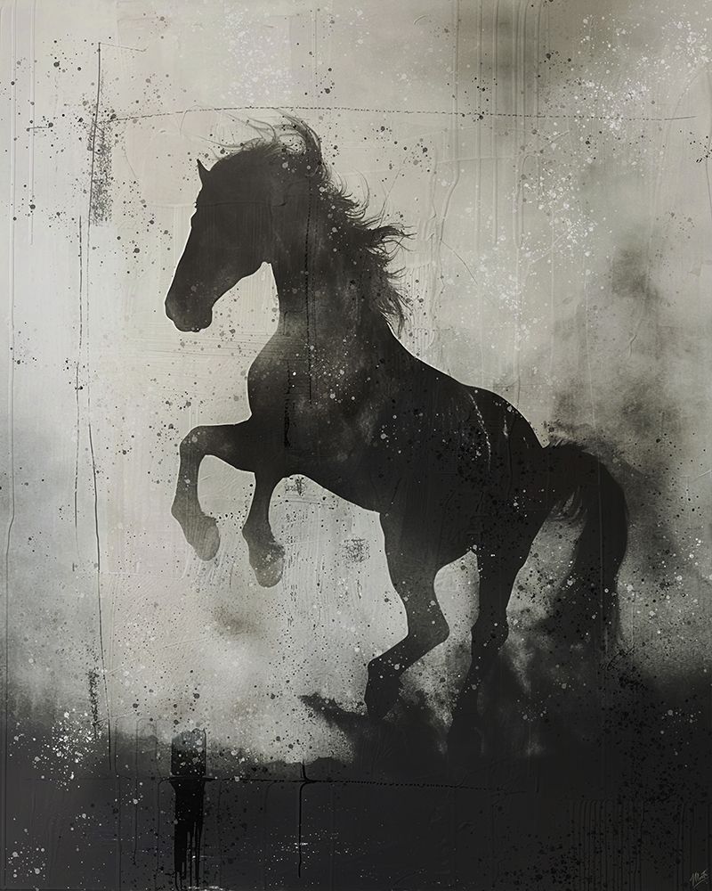 Stallion Seragraph IIII art print by Marta Wiley for $57.95 CAD