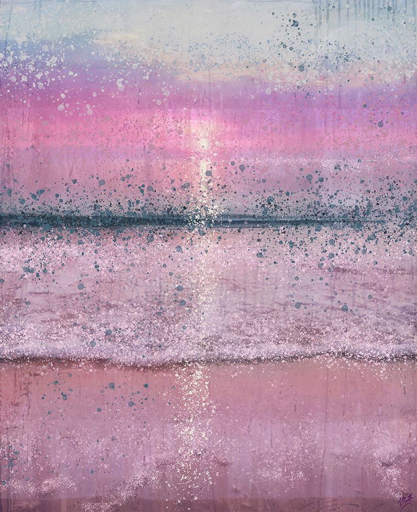 Pink Sunset I art print by Marta Wiley for $57.95 CAD
