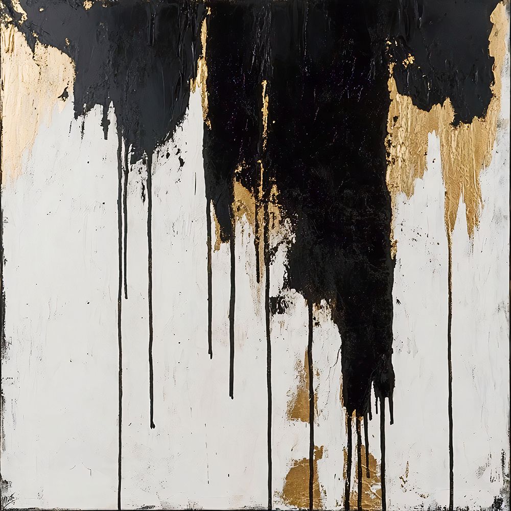 Gold leaf Abstract II art print by Marta Wiley for $57.95 CAD