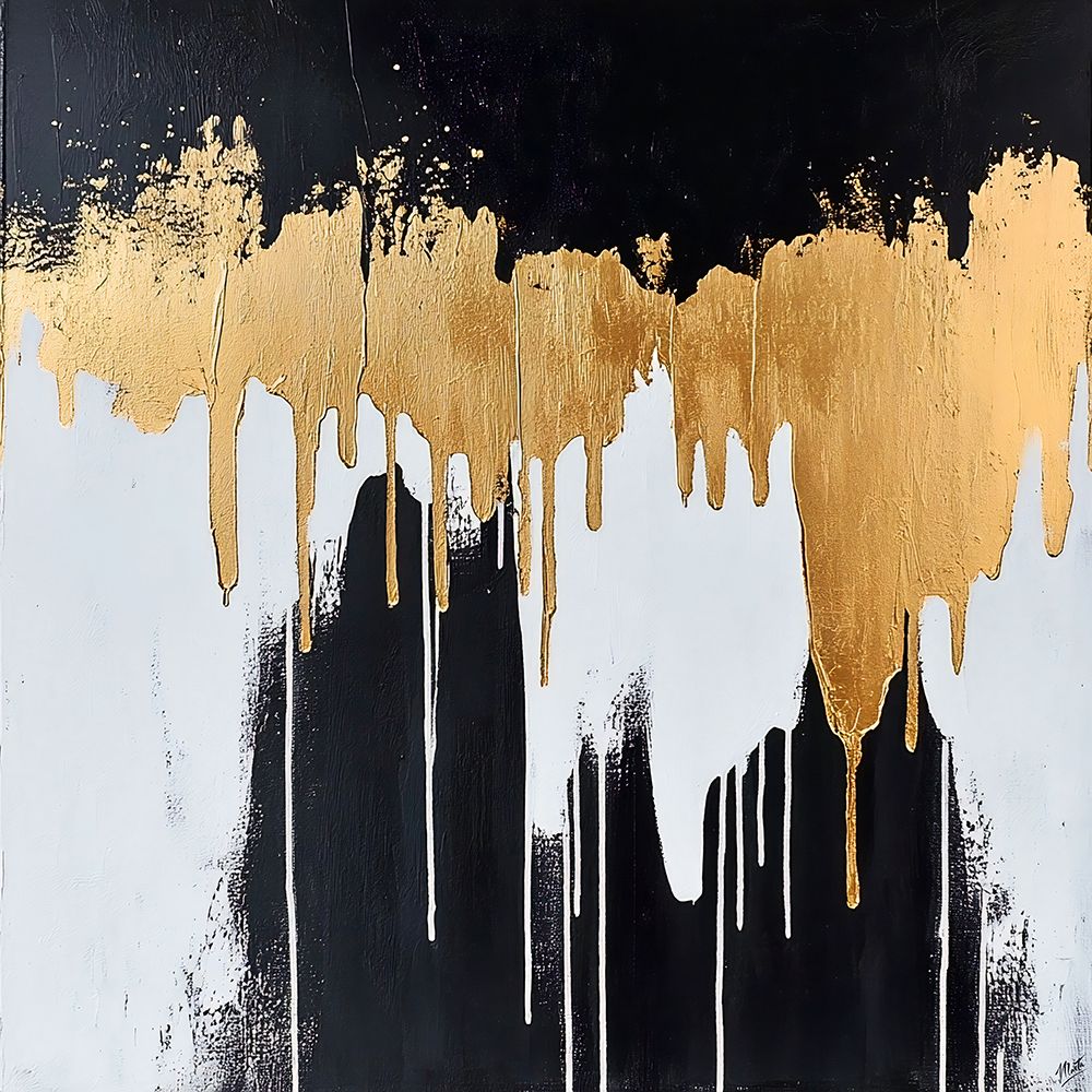 Gold leaf Abstract III art print by Marta Wiley for $57.95 CAD
