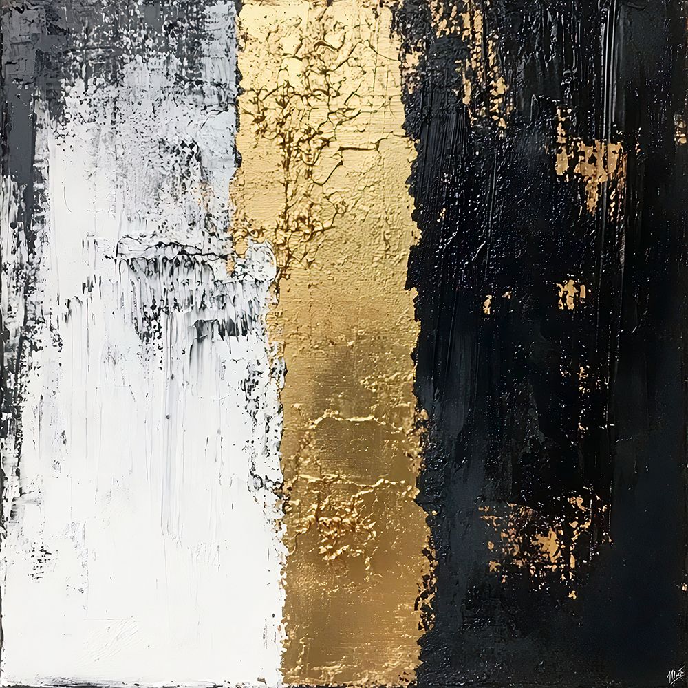 Gold leaf Abstract V art print by Marta Wiley for $57.95 CAD