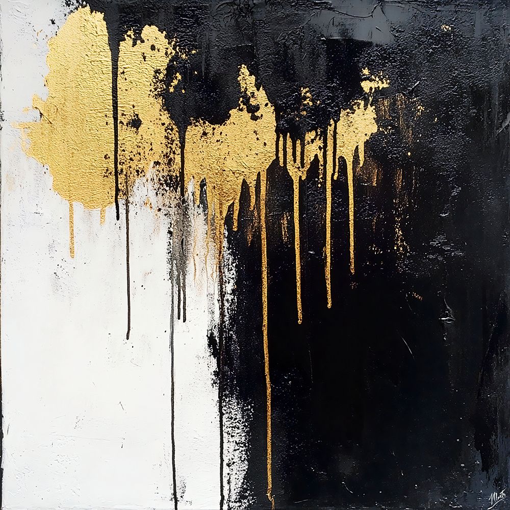 Gold leaf Abstract VII art print by Marta Wiley for $57.95 CAD