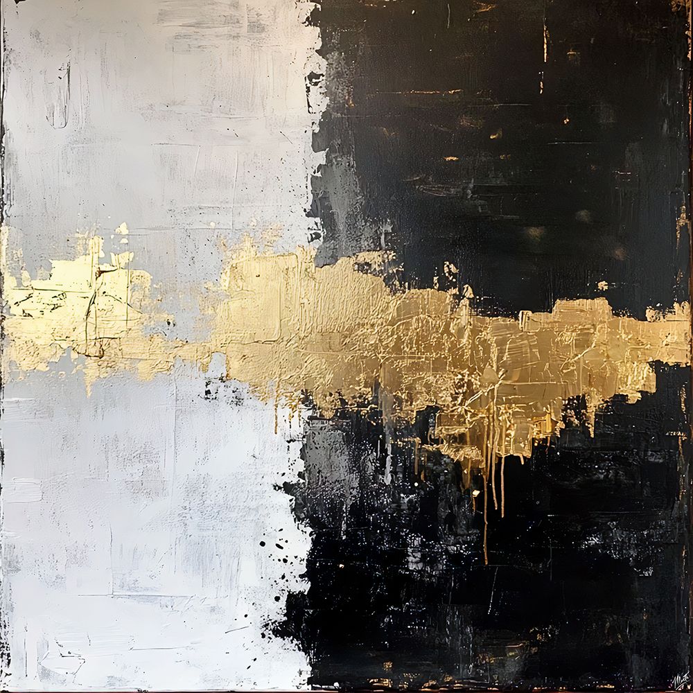 Gold leaf Abstract VIII art print by Marta Wiley for $57.95 CAD