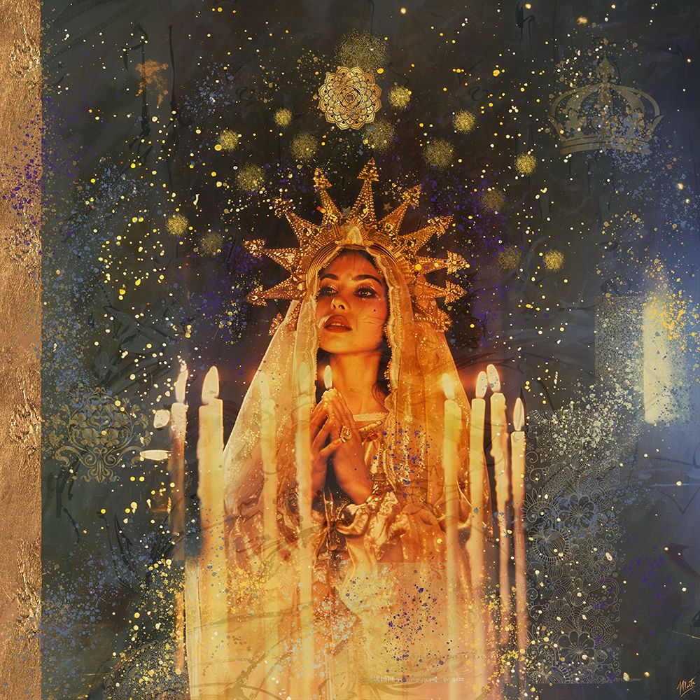 Modern Mary I art print by Marta Wiley for $57.95 CAD