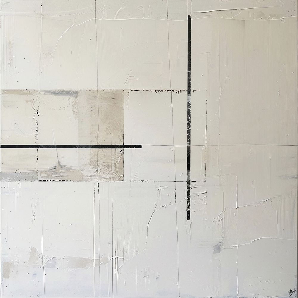 White On White Absract II art print by Marta Wiley for $57.95 CAD