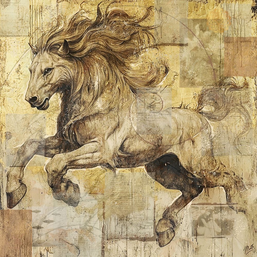 Horse Lion Hybrid I art print by Marta Wiley for $57.95 CAD