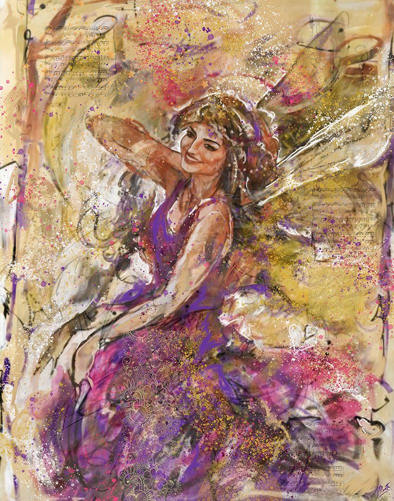 Purple Fairy art print by Marta Wiley for $57.95 CAD