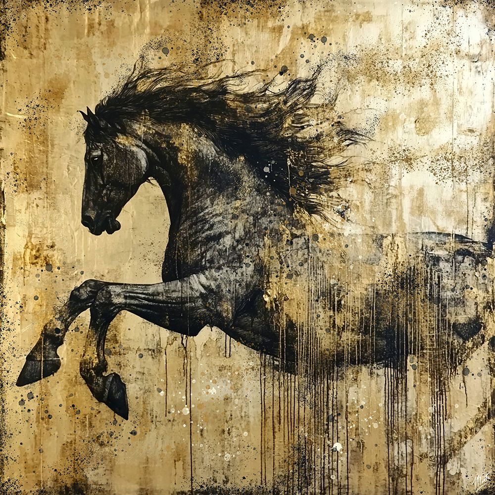 Horse Abstract I art print by Marta Wiley for $57.95 CAD