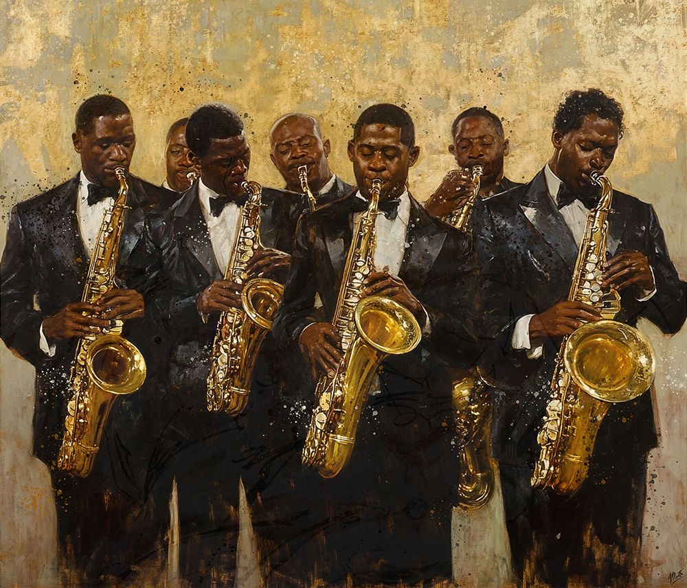 Jazz Golden Era I art print by Marta Wiley for $57.95 CAD