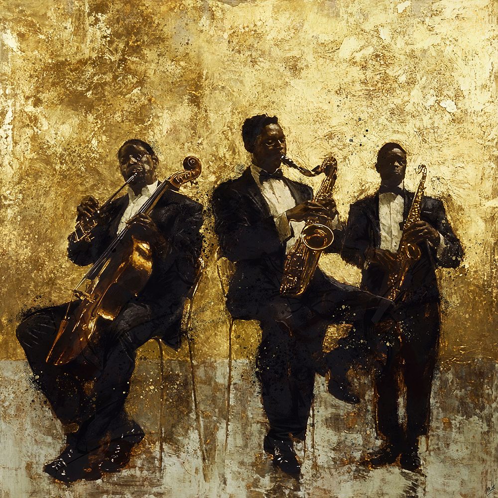 Jazz Golden Era III art print by Marta Wiley for $57.95 CAD