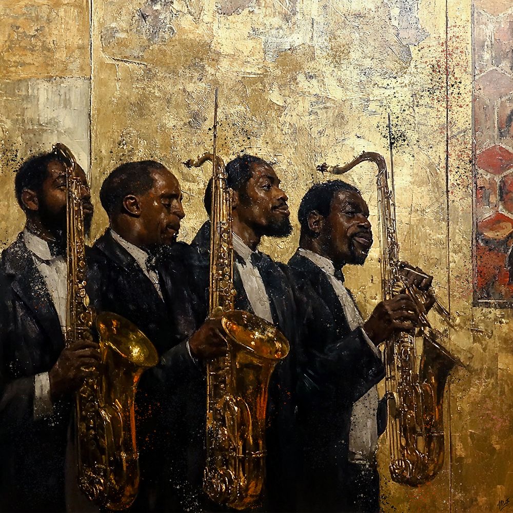 Jazz Golden Era VI art print by Marta Wiley for $57.95 CAD