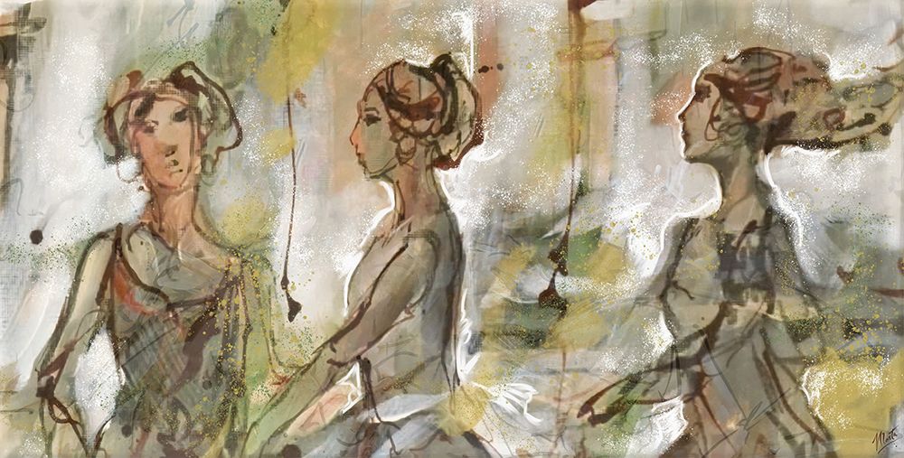 Ballet Sketch II art print by Marta Wiley for $57.95 CAD