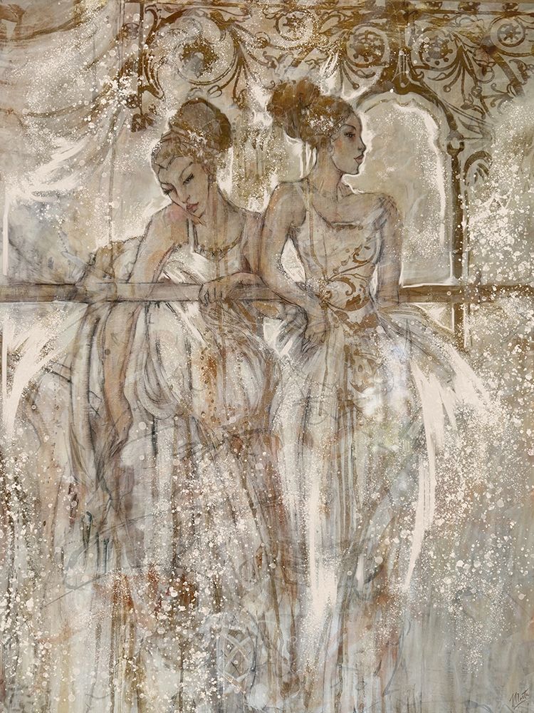 Ballerina golden age II art print by Marta Wiley for $57.95 CAD